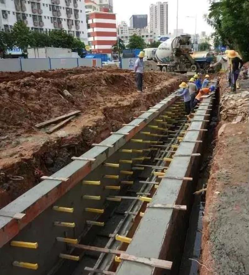 九游电器电缆沟施工